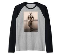 Frankenstein Dapper Frankenstein Mostro in Suit Halloween Maglia con Maniche Raglan
