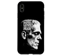 Frankenstein Mary Shelley Citazione Amore Paura Mostro di Halloween Custodia per iPhone XS Max