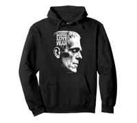 Frankenstein Mary Shelley Citazione Amore Paura Mostro di Halloween Felpa con Cappuccio