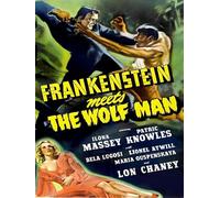 Frankenstein Meets The Wolf Man - poster cm. 30 x 40