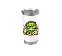 Frankenstein Monster Vintage Halloween Classico Horror Bicchiere termico in acciaio inox doppia parete