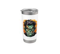 Frankenstein, mostro cartone animato, Halloween, Frankenstein Bicchiere termico in acciaio inox doppia parete