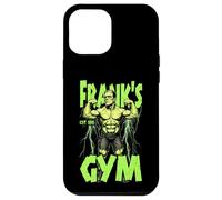 Frankenstein Palestra Bodybuilder Pose Divertente Halloween Muscolo Custodia per iPhone 12 Pro Max