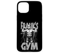 Frankenstein Palestra Bodybuilder Pose Divertente Halloween Muscolo Custodia per iPhone 15 Plus