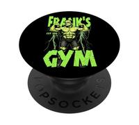 Frankenstein Palestra Bodybuilder Pose Divertente Halloween Muscolo PopSockets PopGrip Adesivo