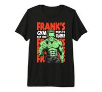 Frankenstein Palestra Frank Mostro guadagni Vintage Halloween Maglietta Premium