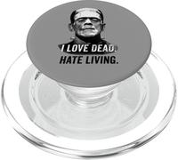 Frankenstein Testa di mostro I Love Dead, Hate Living PopSockets PopGrip per MagSafe