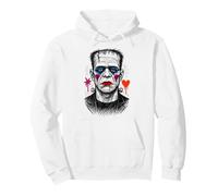 Frankenstein's Monster, Funny Halloween, Horror Graffiti Felpa con Cappuccio