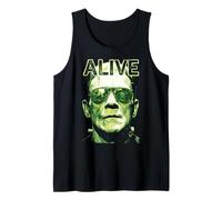 Frankensteins Mostro Frankenstein Alive Pop Art Halloween Canotta