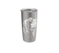 Frankensteins Mostro Frankenstein Lollipop Ragazza Halloween Bicchiere termico in acciaio inox doppia parete