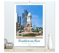 Frankfurt am Main - Impressionen aus der Finanzmetropole (hochwertiger Premium Wandkalender 2026 DIN A2 hoch), Kunstdruck in Hochglanz: Wolkenkratzer und Tradition - Mit Terminplaner
