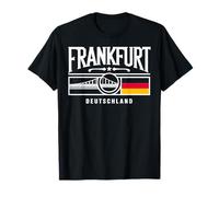 Frankfurt Deutschland Viaggi Città Cultura Atmosfera Maglietta