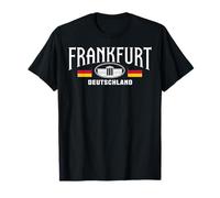 Frankfurt Deutschland Viaggi Città Cultura Atmosfera Maglietta