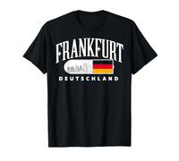 Frankfurt Deutschland Viaggi Città Cultura Atmosfera Maglietta