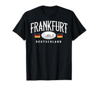 Frankfurt Deutschland Viaggi Città Cultura Atmosfera Maglietta