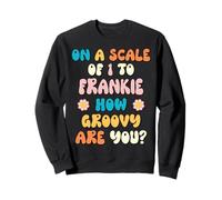 Frankie Cute Retro Girls Groovy Frankie Personalized Name Felpa