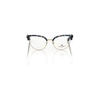 Frankie Morello Blue Metallic Women's Eyeglass Frame