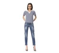 Frankie Morello Blue Other Fibres Women Jeans - W27
