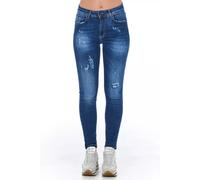 Frankie Morello Blue Other Fibres Women Jeans - W27