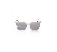 Frankie Morello Silver Metallic Women Sunglass