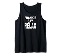 Frankie Say Relax Divertente retrò Vintage Canotta