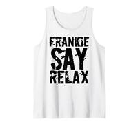 Frankie Say Relax, maglietta con caratteri audaci Canotta