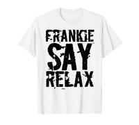 Frankie Say Relax, maglietta con caratteri audaci Maglietta