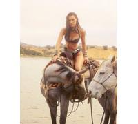 Frankies Bikinis X Bella Hadid - Top bikini nero allacciato al collo 40-42