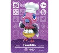 Franklin - Biglietto Amiibo per Nintendo Animal Crossing Happy Home, 216