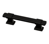 Franklin Brass Adjusta-Pull P49106-FB-B - Maniglie per armadietti con bordo smussato da 3,5 a 10,2 cm, colore nero opaco, per armadietti da cucina e cassetti, confezione da 5