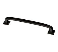 Franklin Brass Lombard (5-Pack) Cabinet Handles 5-1/16" Hole Center Pulls | Matte Black Hardware Kitchen Door, Drawers, Dressers, Furniture P29614K-FB-B