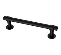 Franklin Brass P29617Z-FB-B1 - Maniglia dritta per cassetti e armadietti, 102 mm, colore: nero, confezione da 5