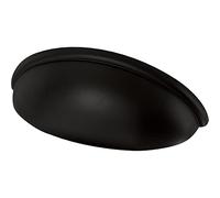 Franklin Brass P34702K-FB-B - Maniglia per cassetto, 76 mm, colore: nero, confezione da 5