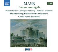Simon Mayr L'amor Coniugale (Franklin, Wurttemberg Po) (CD) Album