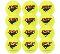 Franklin Pet Supply RSF Squeak palline da tennis - Giocattolo per cani cigolante quando schiacciato - Confezione da 12 - per cani di taglia piccola, media e grande - rumore sonoro