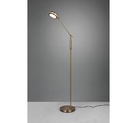 FRANKLIN PIANTANA LED METALLO OTTONE INVECCHIATO CON REGOLAZIONE INTENSITA' TOUCH DIMMER + REGOLAZIONE LUCE CALDA, NATURALE E FREDDA E FUNZIONE MEMORIZZAZIONE H. 133CM