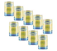Franklin & Sons® | Tonica Indiana Frizzante Aromi Naturali Botanici ed Agrumi in Lattina - 9 x 150 ml | Acqua Tonica Indiana