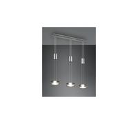 FRANKLIN SOSPENSIONE A TRE LUCI CON SALISCENDI 2 FINITURE LED 27W DIMMERABILE