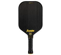 Franklin Sports 52988, Racchette Professionali in Fibra di Carbonio, Serie distintiva, approvate dalla USA Pickleball (USAPA) per i tornei, Anima in Polipropilene da 17 mm, Nere Unisex-Adult, Nero