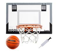 Franklin Sports 54132X, Mini canestro da basket da appendere alla porta con accessori, a prova di schiacciata, infrangibile, 45 x 30,5 cm