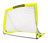 Franklin Sports Blackhawk - Rete da Calcio Portatile per Bambini, Pieghevole, per Interni ed Esterni, 1,2 x 7,6 m, Colore: Giallo Ottico