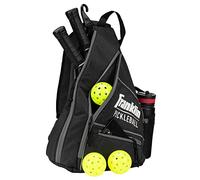 Franklin Sports Borse da pickleball, Borsone a tracolla da pickleball per materiale ed attrezzatura, Tiene racchette, palle, accessori, Borsa ufficiale US Open pickleball