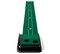 Franklin Sports Indoor Golf Putting Green - Tappetino portatile autentico da 9 piedi con ritorno automatico della palla - Aiuto per l'allenamento del golf e gioco di pratica di puting - Real Course