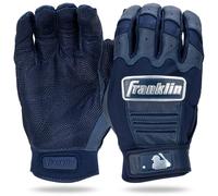 Franklin Sports MLB CFX Pro Baseball Batting Gloves - Chrome Navy - Ad