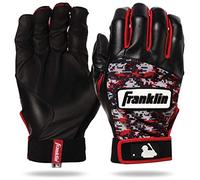 Franklin Sports MLB digi-Camo Batting Guanti (Coppia), Unisex, Gray/Black/Red digi