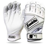 Franklin Sports MLB Powerstrap Guanti da battitore, Uomo, Pearl/White