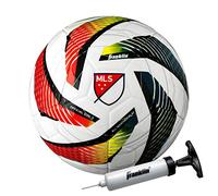 Franklin Sports MLS Tornado - Pallone da calcio, taglia 5, copertina morbida, pompa ad aria inclusa