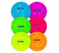 Franklin Sports Neon X-40 - Palline da pickleball ufficiali USA (USAPA), dimensioni regolamentari, confezione da 6