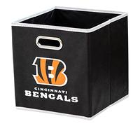 Franklin Sports NFL Team Fabric Storage Cubes - Made to Fit Contenitore organizzatori (27,9 x 26,7 x 26,7 cm), Black