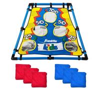 Franklin Sports Pouf per bambini, ideale per uso interno ed esterno, include bersaglio da 78,7 x 83,8 cm e 6 pouf da 10,2 cm
